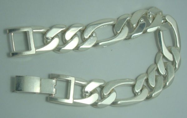 Pulseira Banhado a Prata Masculino PMP129
